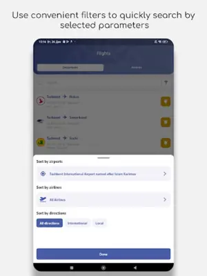 UzAirports android App screenshot 1