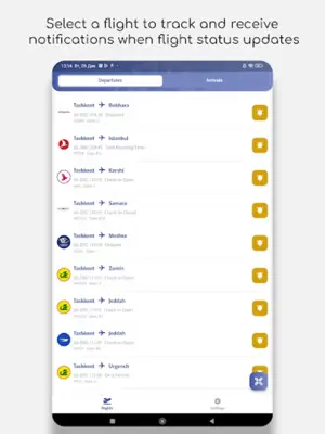 UzAirports android App screenshot 2